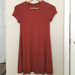 Express OneEleven Pumpkin Colored Breezy Tunic Top